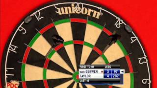 Van Gerwen v Taylor  23  Rnd 2  Grand Slam of Darts 2012 [upl. by Cordalia839]