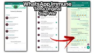 WHATSAPP IMMUNE  TEMA ORIGINAL  KEBAL SEMUA BUG  AUDIO TO VN  UNCLONE 2024 [upl. by Luanni580]