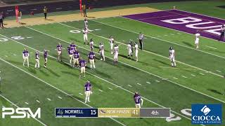 Norwell at New Haven  2023 Football  SummitCitySports [upl. by Anemolif]