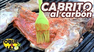 CABRITO al CARBÓN  asado a la parrilla  TOQUE Y SAZÓN [upl. by Vasta]