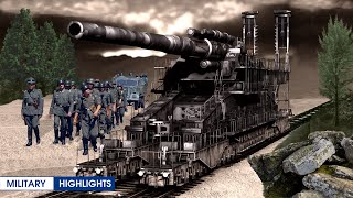 Schwerer Gustav A quotMonsterquot Railway Tank Gun Has Ever Built By German [upl. by Junie]