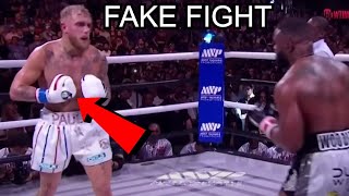 PROOF Jake Paul vs Tyron Woodley was RIGGED WOW [upl. by Asilrak]