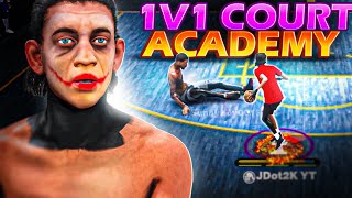 NBA 2K23 1v1 COURT ACADEMY BEST JUMPSHOT  DRIBBLE MOVES amp BADGES  DEMI GOD ISO BUILD [upl. by Natika982]