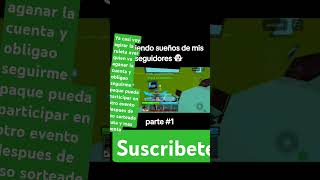 Requisito dela cuenta que toy sorteando roblox [upl. by Vonny55]