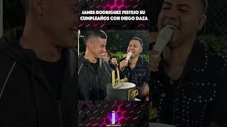 James Rodriguez Festejo Su Cumpleaños Con Diego Daza A Ritmo De Vallenato En Medellin vallenato [upl. by Alasteir]