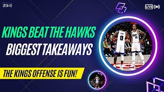 Kings escape with a win against the Hawks [upl. by Nohsyt]