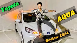 Buy New Car aqua 2024 💲Toyota aqua hybrid Review 🔥cars in pakistan [upl. by Octavie]