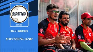 🔴 ECS Switzerland 2023  Day 4  T10 Live Cricket  European Cricket [upl. by Naujuj]