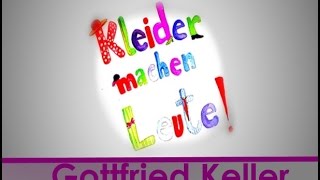 Kleider machen Leute Hörbuch Gottfried Keller [upl. by Amairam]