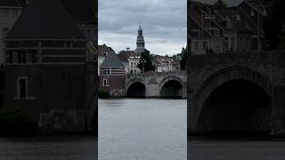 The iconic Maastricht Bridge where History meets modern city life netherlands mumtravels [upl. by Niatsirt]