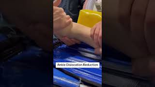 Ankle Dislocation Reduction Quick Steps to Restore Alignment MedicalTips AnkleInjury Health [upl. by Eniluqaj]