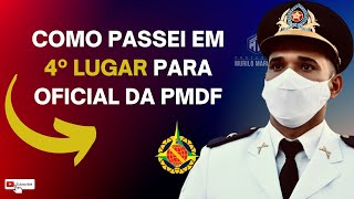 Como passei em 4º lugar para a PMDF [upl. by Gean]