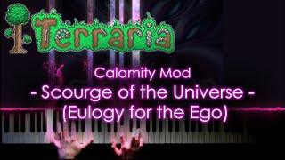 🍍Scourge of the Universe Eulogy for the Ego  Calamity Mod  Terraria  Piano Arrangement🥥 [upl. by Tterrej165]