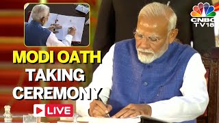 🔴LIVE PM Modi Swearingin Ceremony  Union Cabinet Ministers  BJP NDA Government  Modi 30  N18L [upl. by Ymrej738]