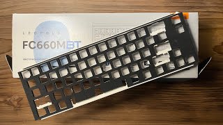 【Keyboard Live、LeoPold FC660MBT】MOD｜switch lubrication｜Poron Plate Foam｜Stabilizer tuning [upl. by Harehs]