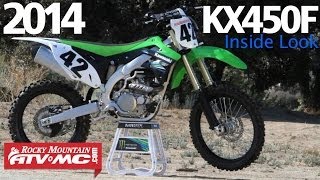 2014 Kawasaki KX450F Inside Look [upl. by Ycnej]