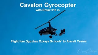 Cavalon Gyrocopter Flight with Rotax 915 Engine [upl. by Gottlieb]