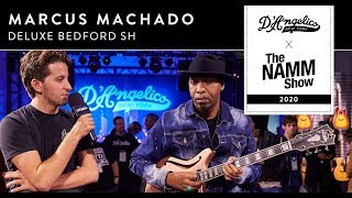 Marcus Machado amp The Deluxe Bedford SH LE at NAMM2020  DAngelico Guitars [upl. by Sutton]