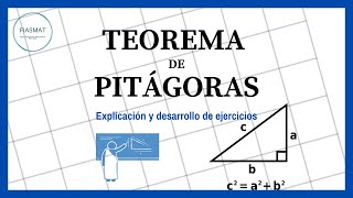 Teorema de Pitágoras  Ejercicios resueltos [upl. by Myna]