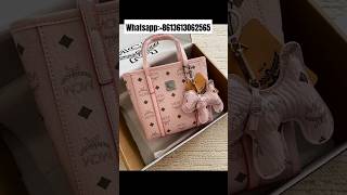 MCM TONI TOPZIP SHOPPING IN VISETOS MONOGRAM STRAP bag luxurybag mcm mcmbag [upl. by Gimble]