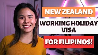 NEW ZEALAND WORKING HOLIDAY VISA for FILIPINOS to NEW ZEALAND [upl. by Arretal]