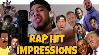 Old Heads REACT to Hit Rap Songs in Voice Impressions by AZZERZ for FIRST TIME EVER LMAO [upl. by Ira]