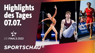 Die Finals 2023 die Highlights vom zweiten Tag  Sportschau [upl. by Alisan790]