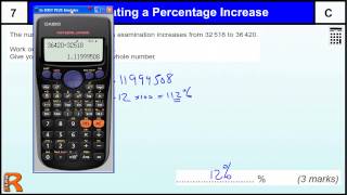 Percentage Increase GCSE Maths revision Exam paper practice amp help [upl. by Sternberg]