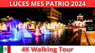 GUADALAJARA Luces Septiembre 2024 4K Walking Tour  Jalisco 🇲🇽 [upl. by Shadow]