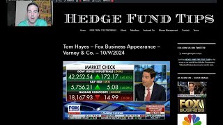 Hedge Fund Tips with Tom Hayes  VideoCast  Episode 260  October 9 2024 [upl. by Dnomed950]