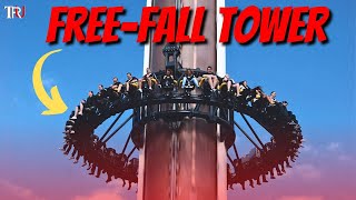 AtmosFear freefall tower in Sweden [upl. by Quin]