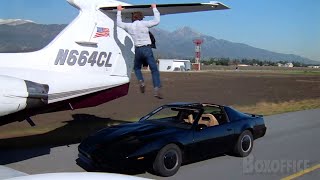 KITT Saves Michael From A Plane  Knight Rider CLIP [upl. by Tipton]