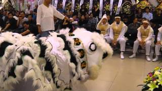 Lion Dance  funeral [upl. by Pacian617]