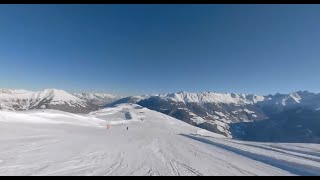 Frommesabfahrt 360° Pistenclip  Skigebiet SerfausFissLadis [upl. by Tzong646]