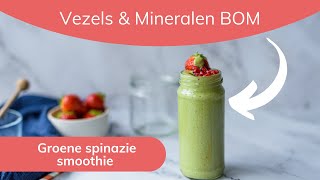 Spinazie Smoothie Maken die wél Lekker Is recept  tips [upl. by Anilam575]