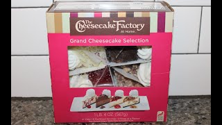 The Cheesecake Factory At Home Grand Cheesecake Selection Review [upl. by Adnwahsar160]