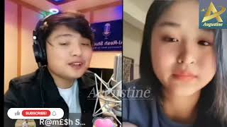 Entertainment Suresh Lama sing beautiful song while on live with beautiful lady [upl. by Georg]