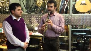 Prova del clarinetto Professionale Buffet Crampon RC Prestige con chiavi dorate usato [upl. by Ahcire946]