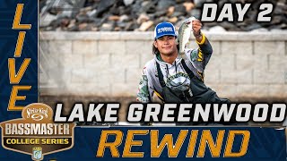 2022 Bassmaster College Bracket LIVE at Lake Greenwood  Round 2 [upl. by Nahs]