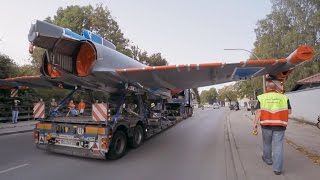 Eurofighter auf dem Straßenmarsch  Bundeswehr [upl. by Weywadt675]