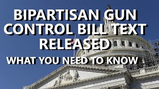 Bipartisan Gun Control Bill Text Released What You Need To Know [upl. by Thebault896]