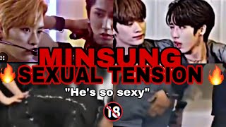 MINSUNG  sexual TENSION🔥 extra long version 🔥Minsung tension explained [upl. by Perretta926]