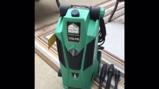 HGTV Home 1750 PSI pressure washer from HSN review [upl. by Martreb]