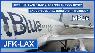 JetBlue Airways  Even More Space  Airbus A320  New York JFK ➡ Los Angeles LAX [upl. by Roby]