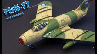 MiG17 Somalian Air Force 172 Az models Full Video Build [upl. by Ettelrac850]