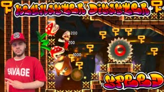 Super Mario Maker 2 PRIMERO en SUPERAR el SPEEDRUN de AURATEUR Keymaster Disaster Del Mundooo [upl. by Melak]