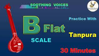 Tanpura B Flat or A Scale Vocal Practice [upl. by Stepha]