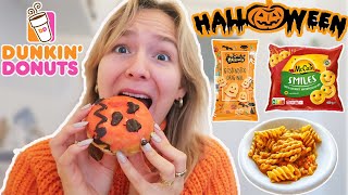 1 Tag nur HALLOWEEN PRODUKTE essen🎃😍 wirklich lecker [upl. by Arathorn]