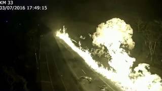 New Video Shows Deadly Parana Brazil Tanker Crash and Explosion [upl. by Rebekkah]