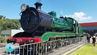 Steam Locomotive 3526 ReLaunch  Festival of Steam  2018 [upl. by Nancy338]